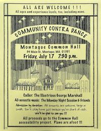Community Contra Dance/Hall Fundraiser 